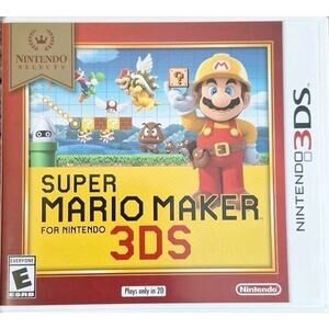 Super Mario Maker Nintendo 3DS (2016) Selects Edition CIB Tested & Working
